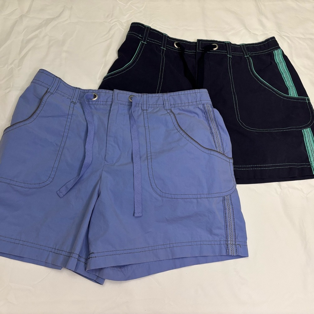 SKB Active Women’s Swim Shorts Cover Up Size Small Drawstring Set of 2